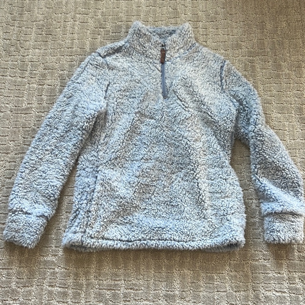 Sherpa fleece gently worn jacket